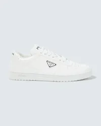 Prada Sneakers Downtown aus Leder Weiss