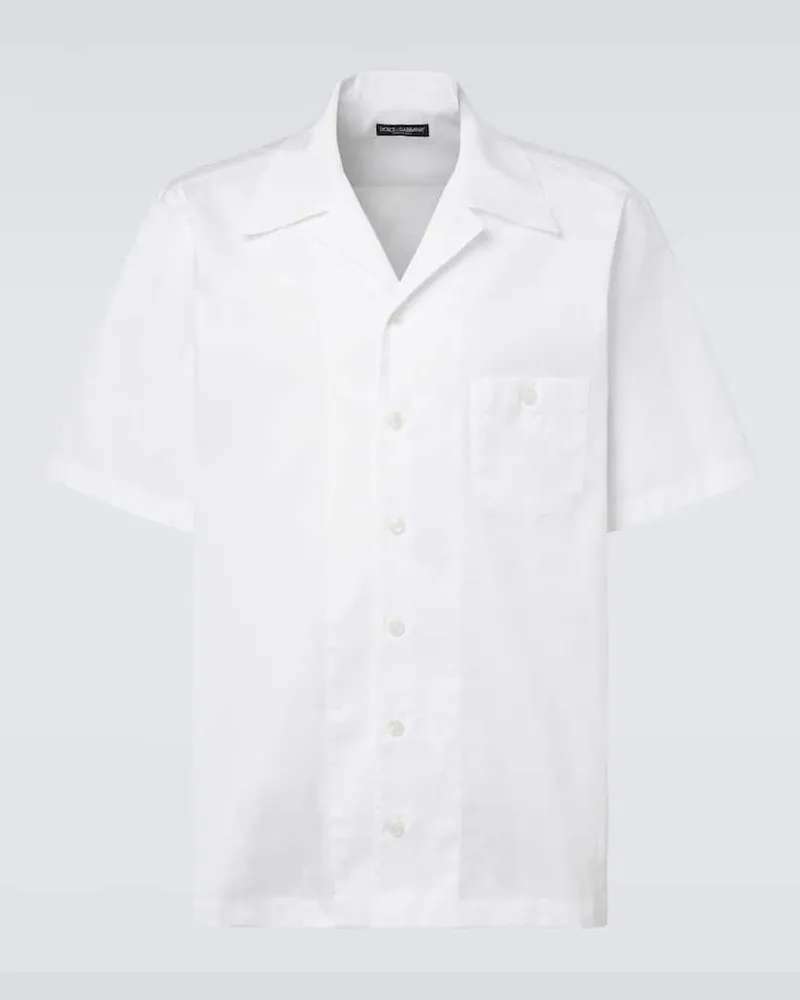Dolce & Gabbana Hemd aus Baumwolle Weiß