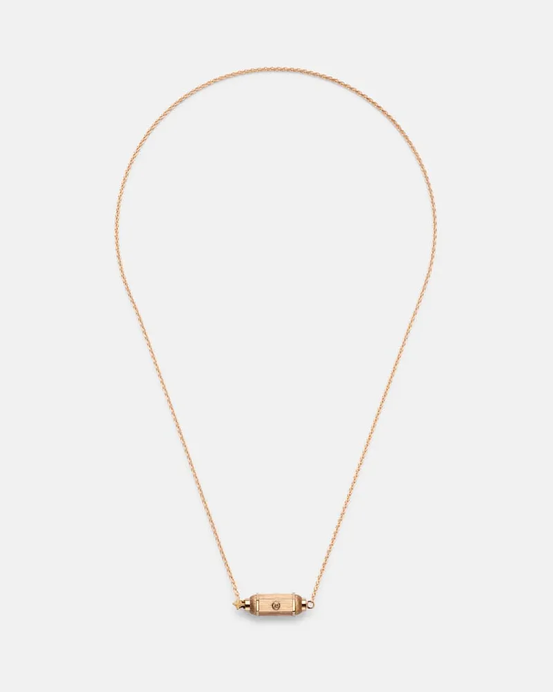Marie Lichtenberg Halskette Coco Micro aus 18kt Roségold mit Diamanten Gold