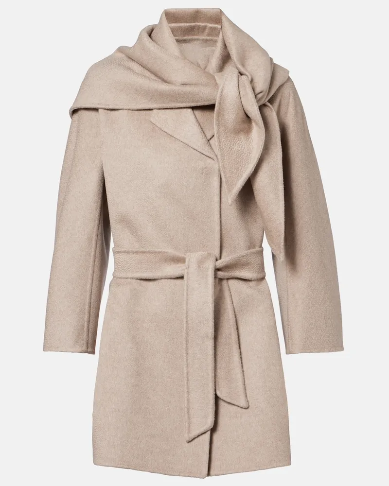 Max Mara Mantel aus Kaschmir Beige