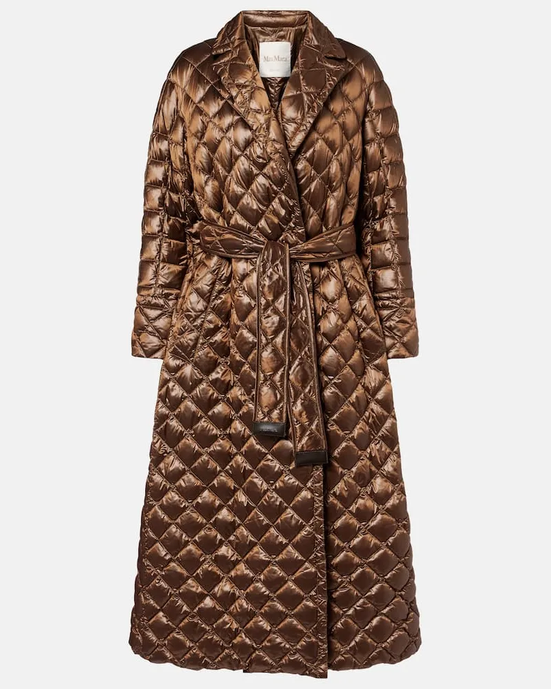 Max Mara Daunenmantel Spaces Braun