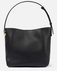 Valentino Garavani Tote VLogo Bold aus Leder Schwarz