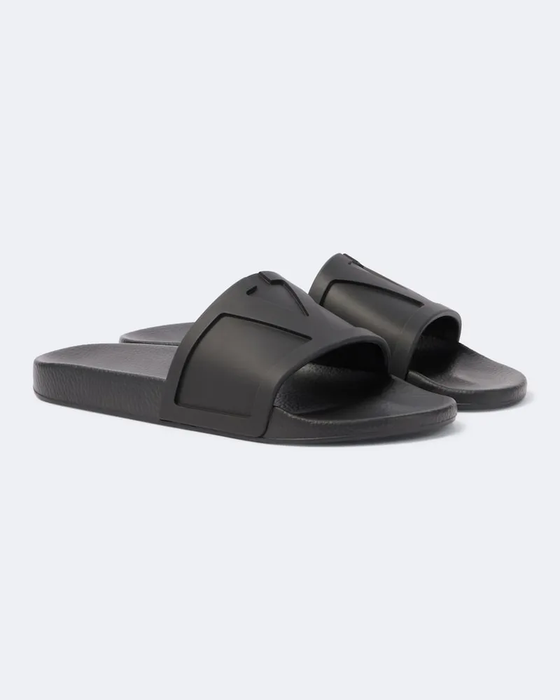 Valentino Garavani Pantoletten VLogo Schwarz
