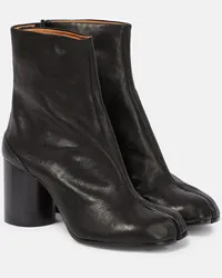 Maison Margiela Ankle Boots Tabi aus Leder Schwarz