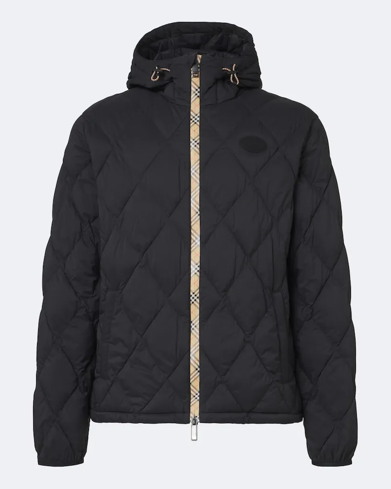 Burberry Steppjacke Burberry Check Schwarz