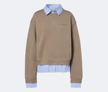 Sweatshirt aus Baumwoll-Jersey