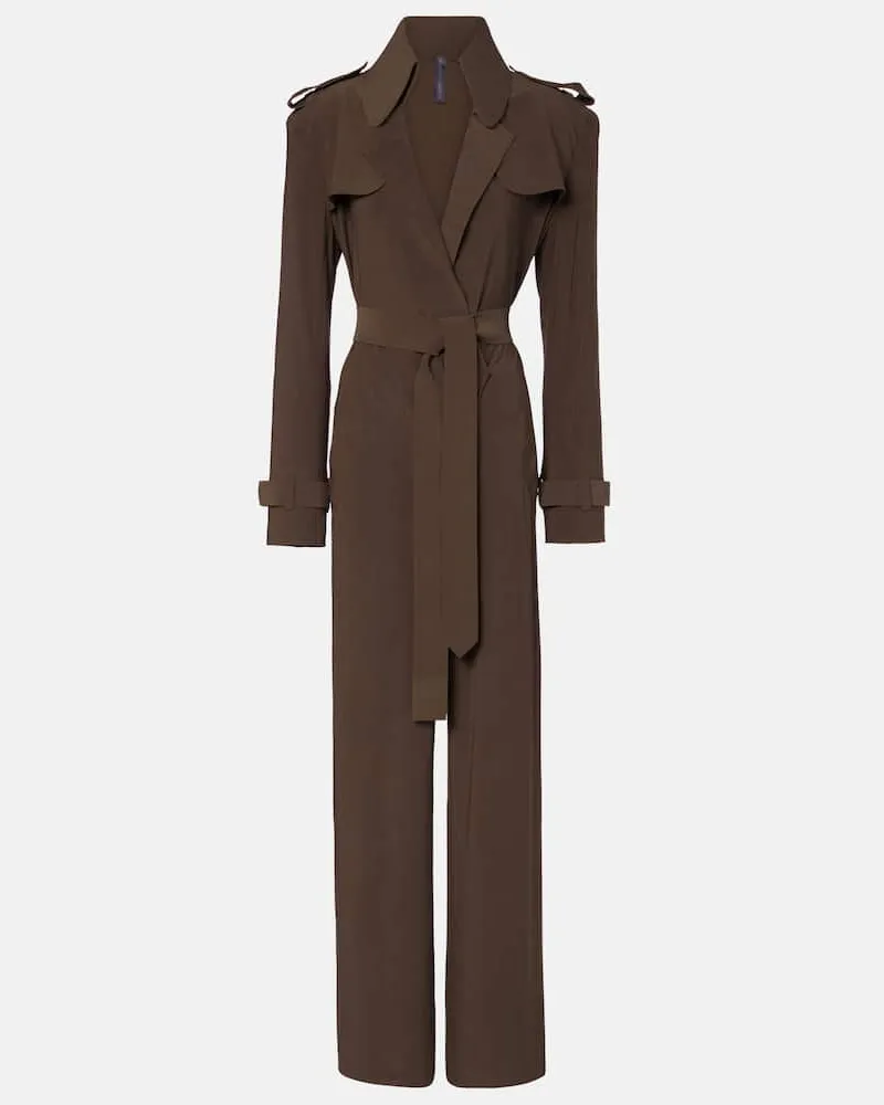Norma Kamali Jumpsuit aus Jersey Grün