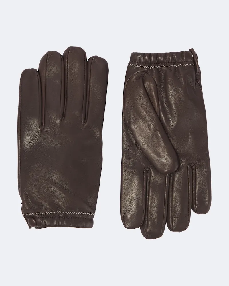 Our Legacy Handschuhe Rider aus Leder Braun