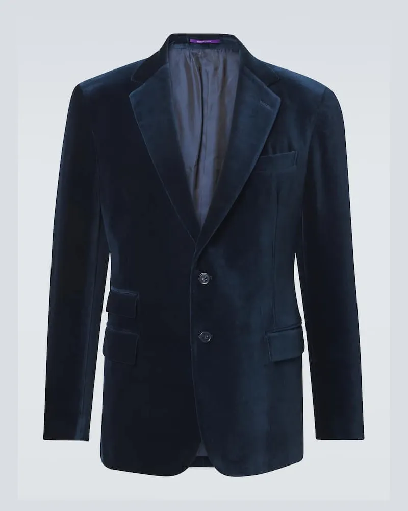 Ralph Lauren Blazer aus einem Wollgemisch Blau