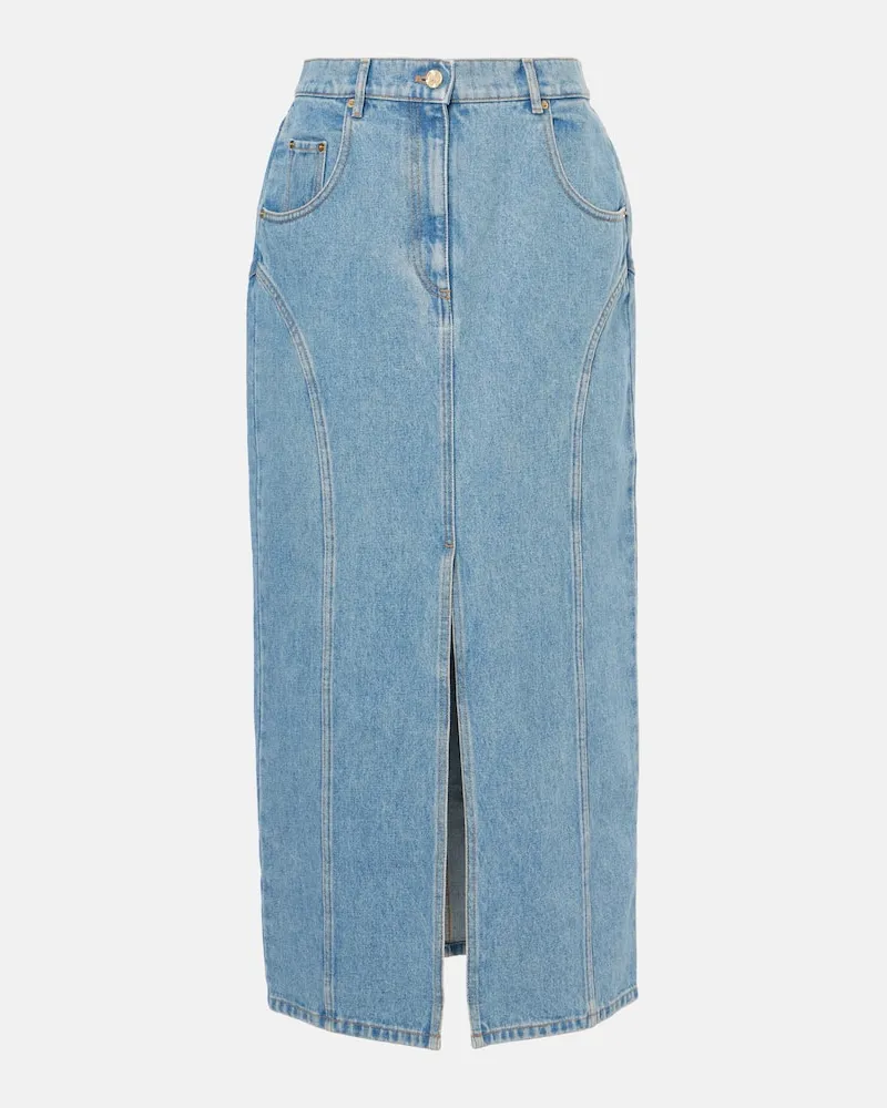 Nina Ricci Jeansrock Blau