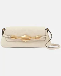 Jimmy Choo Schultertasche Diamond aus Leder Beige