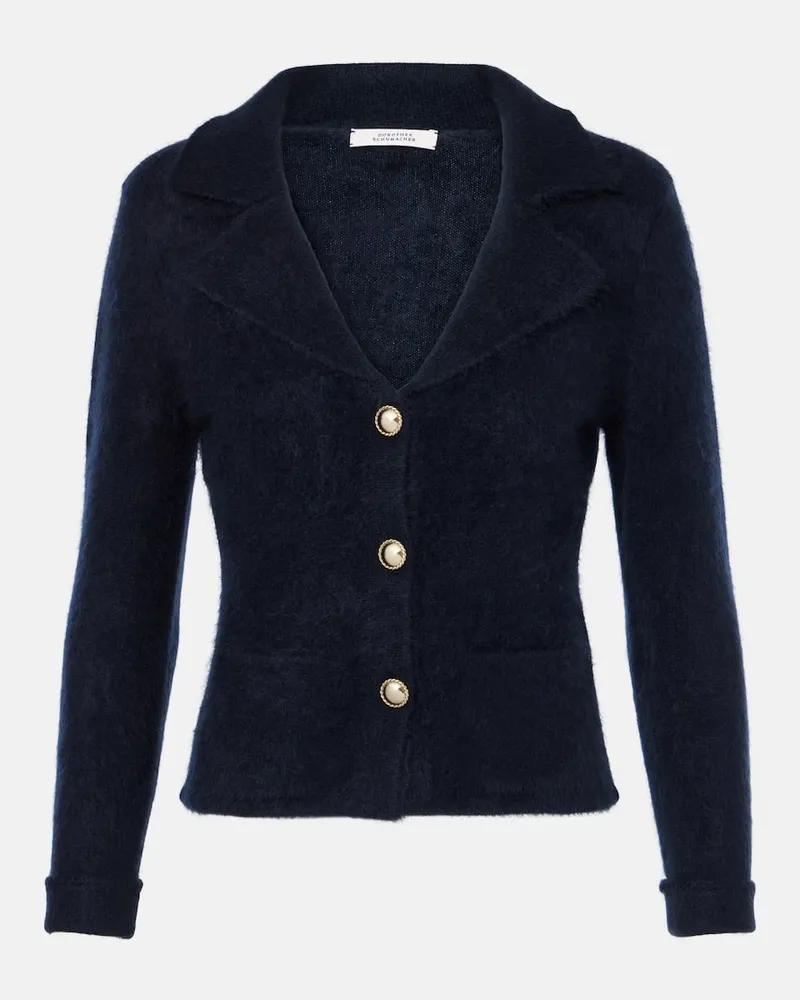 Dorothee Schumacher Cardigan Fluffy Statements Blau