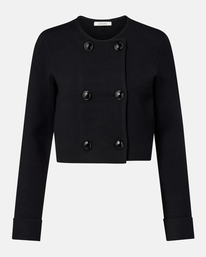 Dorothee Schumacher Jacke Sharp Ambition aus einem Wollgemisch Schwarz