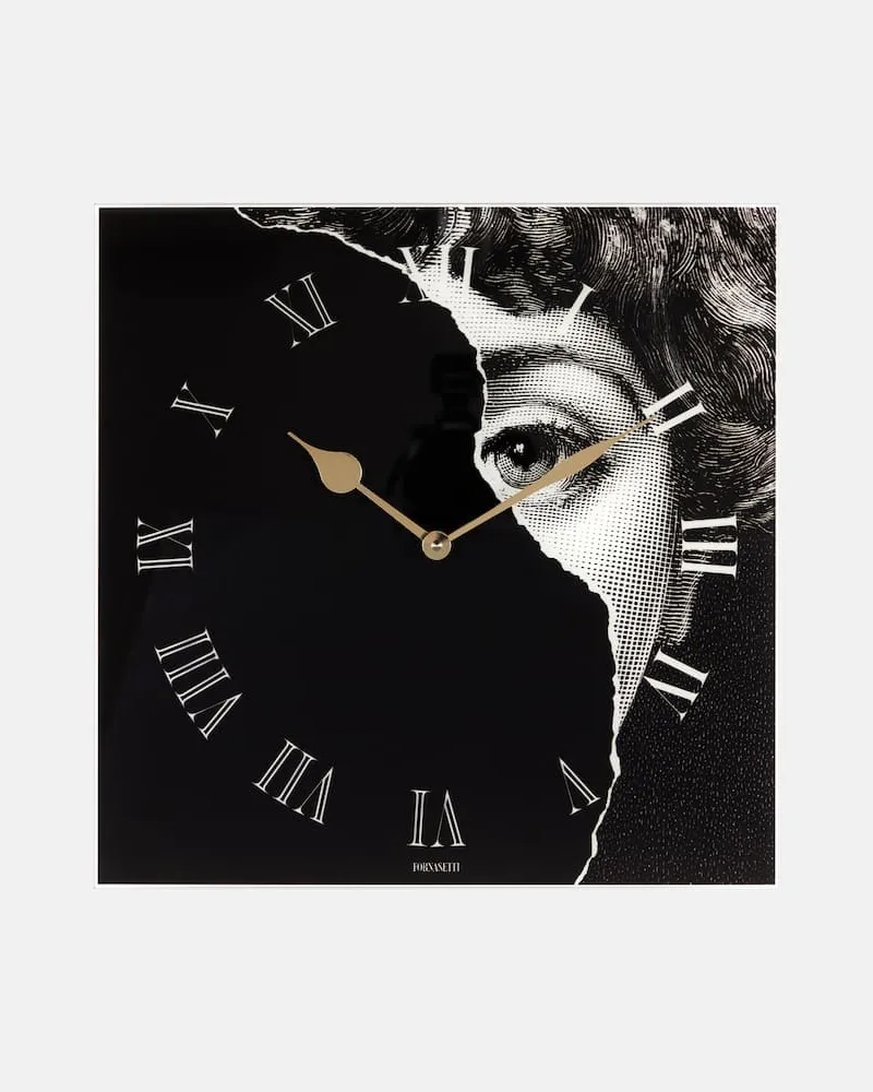 Fornasetti Wanduhr Tema e Variazioni Nr. 145 Multicolor