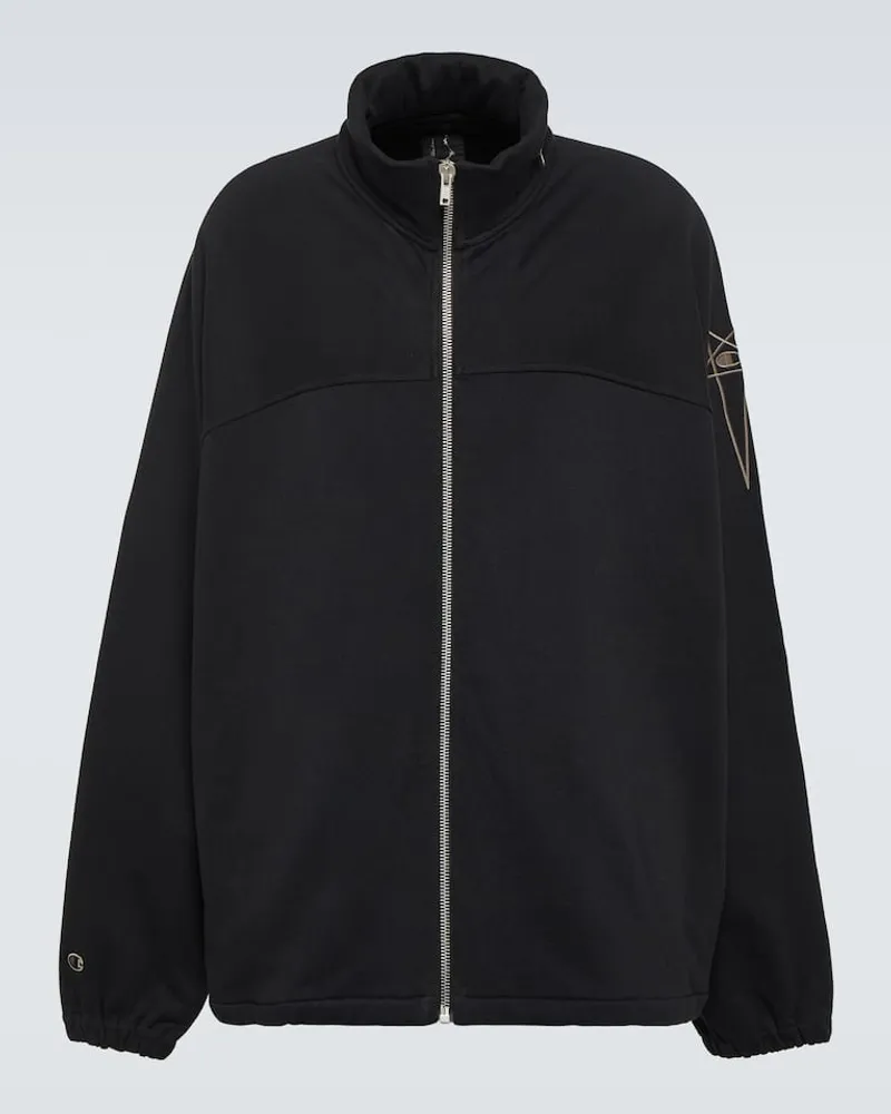 Rick Owens Jacke Jumbo aus Baumwolle Schwarz