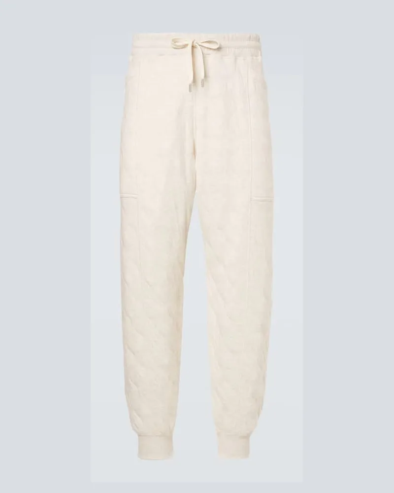 Comme des Garçons Comme des Garçons Homme Jogginghose aus Baumwoll-Jersey Beige