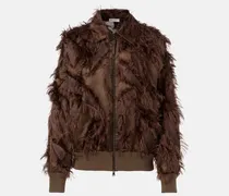Jacke mit Federn