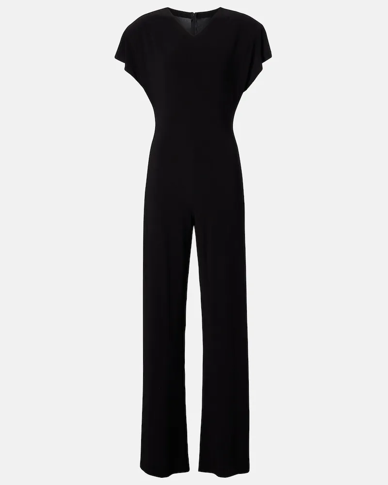 Norma Kamali Jumpsuit aus Jersey Schwarz