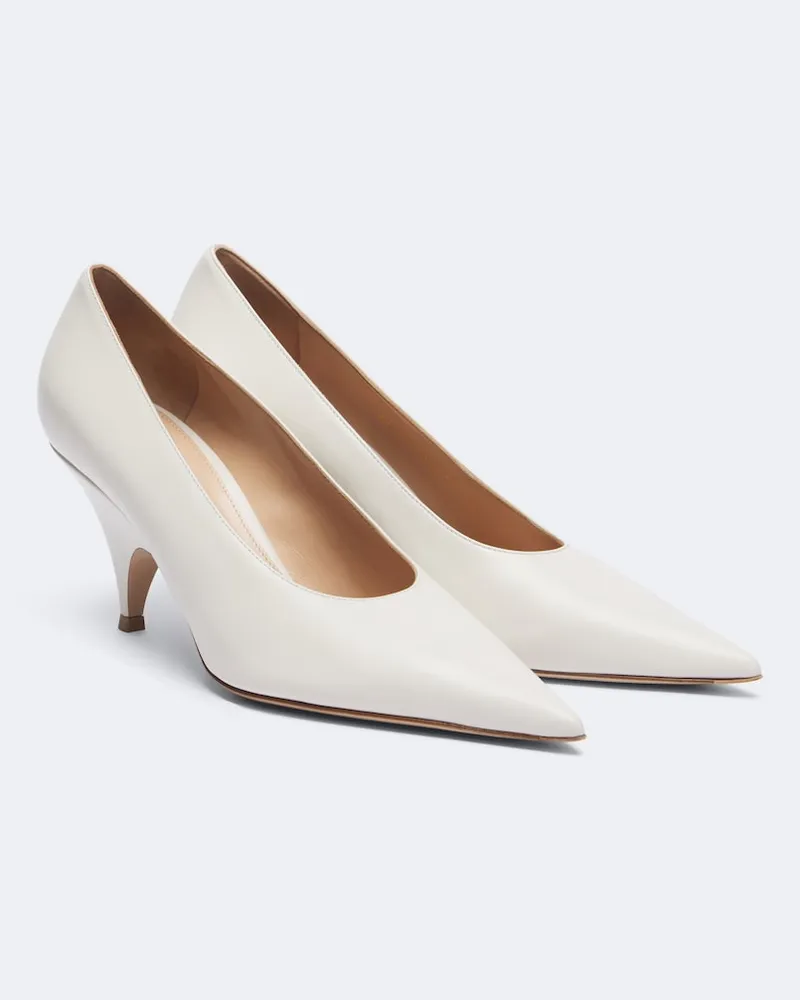 Gianvito Rossi Pumps Sofia aus Leder Weiß