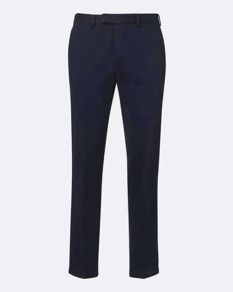 Thom Sweeney Chinohose aus Baumwolle Blau