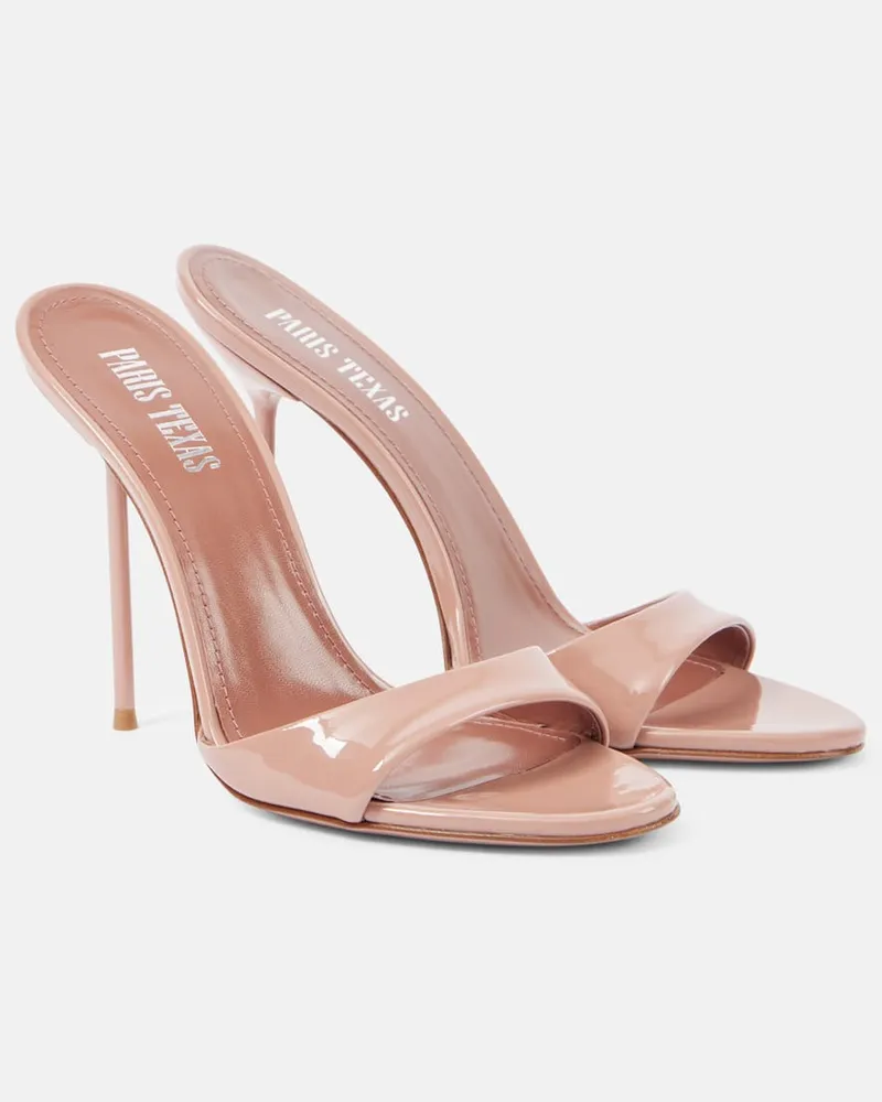 Paris Texas Pantoletten Lidia 105 aus Lackleder Rosa