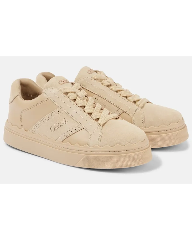 Chloé Chloe Sneakers Lauren aus Leder Pink