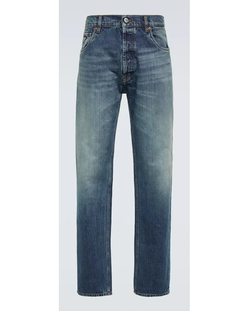 Prada Straight Jeans Blau