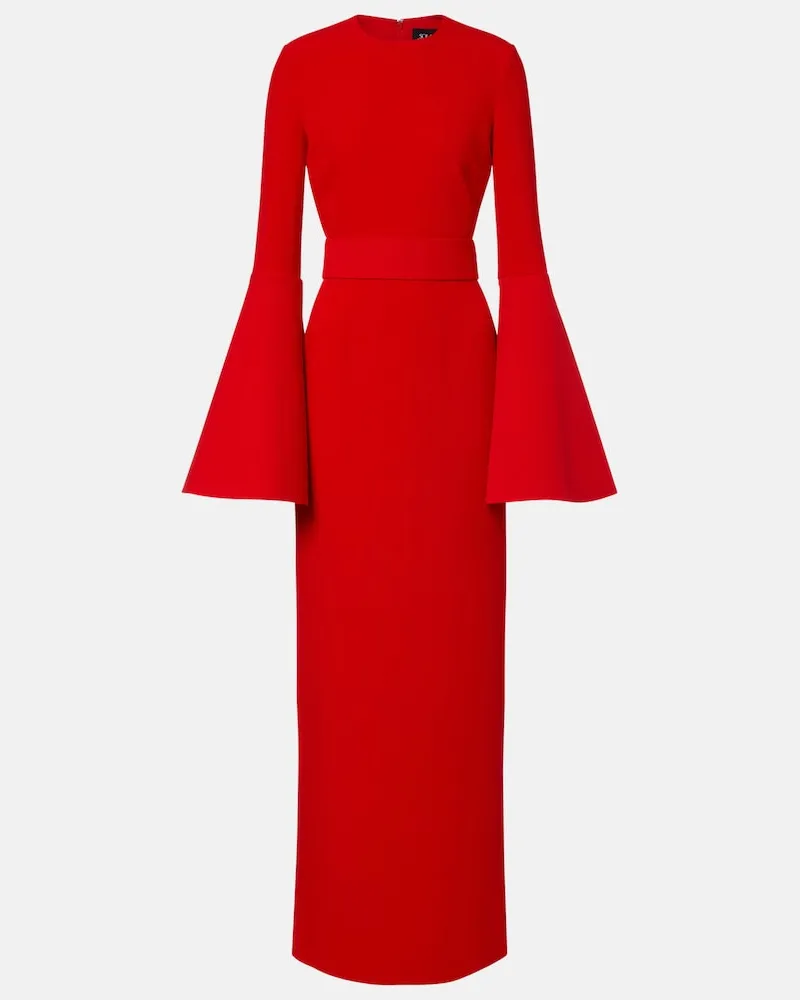 Solace London Robe Theia mit Gürtel Rot