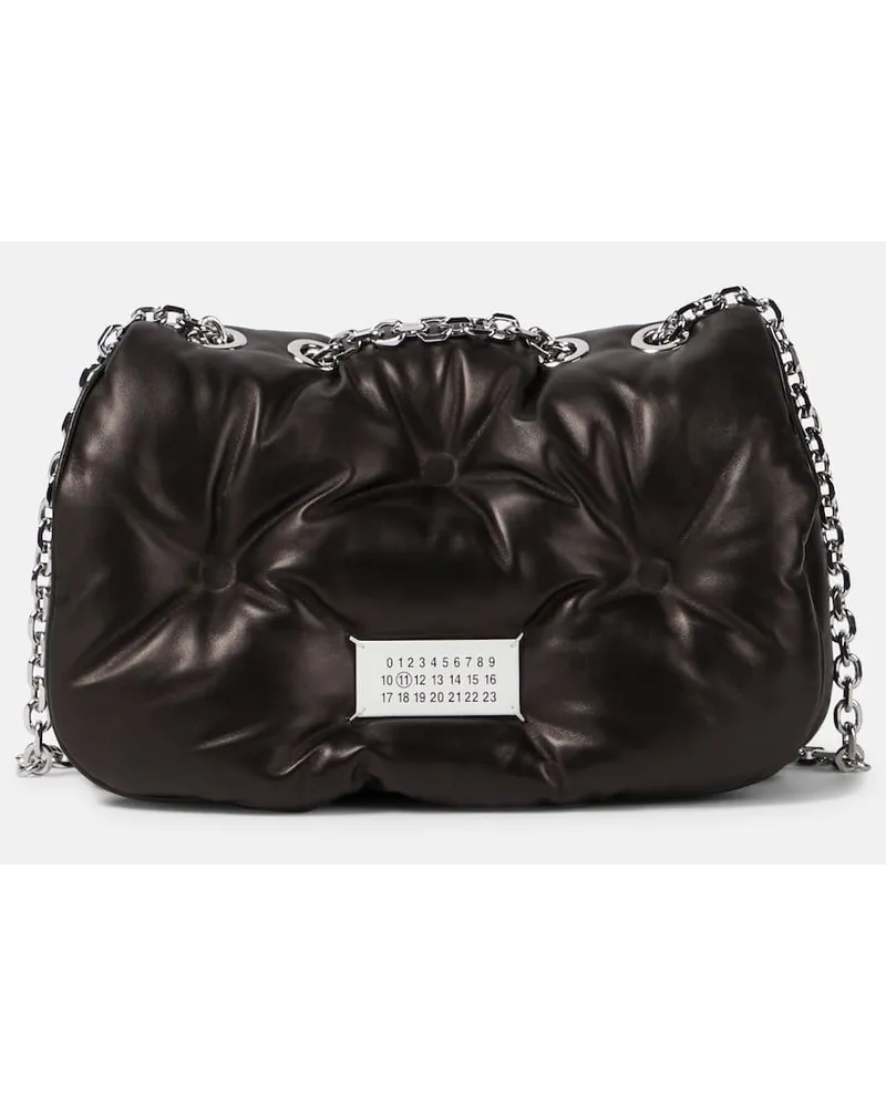 Maison Margiela Schultertasche Glam Slam Flap Schwarz