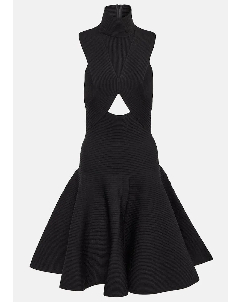 Alaïa Alaia Minikleid aus Jersey Schwarz