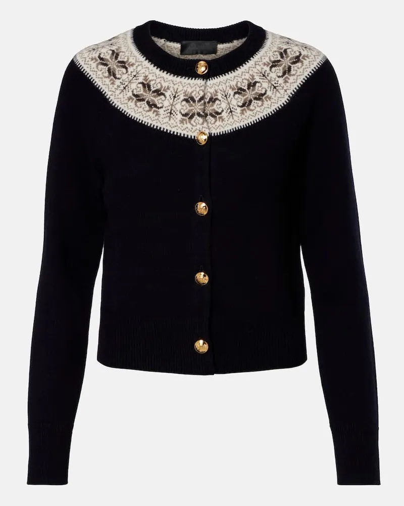 Nili Lotan Cardigan Josefa aus Kaschmir Blau