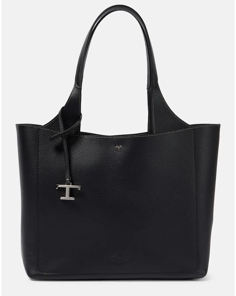 TOD'S Tote Medium aus Leder Schwarz