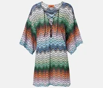 Kaftan aus Häkelstrick