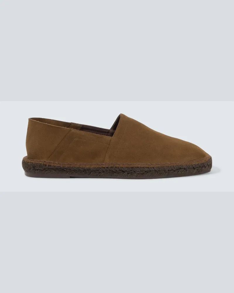 Tom Ford Espadrilles Barnes aus Veloursleder Braun