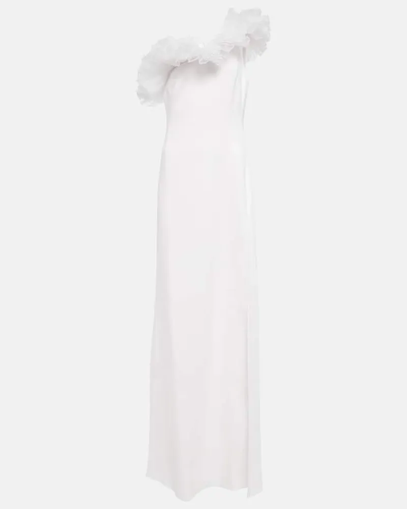 Giambattista Valli Robe mit Tüll Weiß