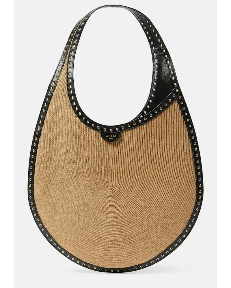 Alaïa Alaïa Schultertasche One Piece Medium Beige