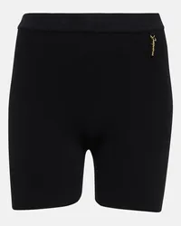 Jacquemus Shorts Le Short Pralu aus Rippstrick Schwarz