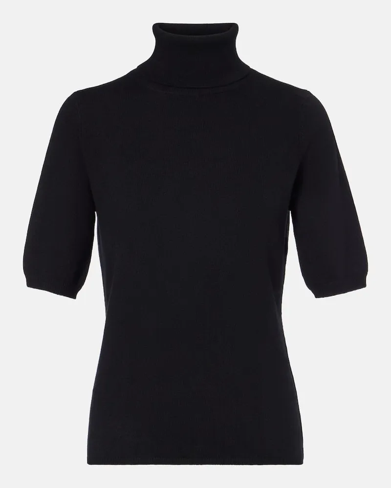 Jardin des Orangers Rollkragenpullover aus Kaschmir Schwarz