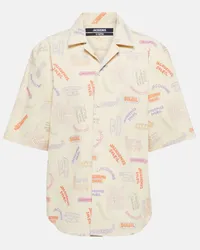 Jacquemus Hemd La Chemise Aouro aus Canvas Multicolor