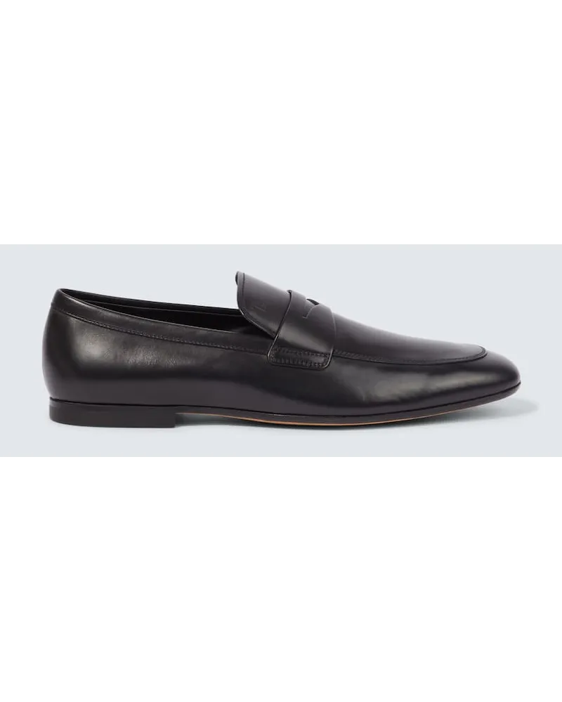 TOD'S Loafers aus Leder Schwarz