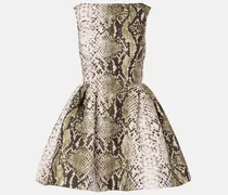 Minikleid aus Faille