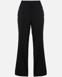 Chloé Chloe Cropped-Hose aus einem Wollgemisch Schwarz