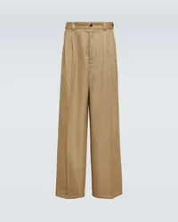 Maison Margiela X Pendleton Weite Hose Beige