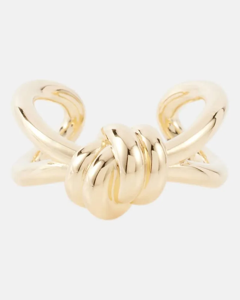 Bottega Veneta Ring Knot aus Sterlingsilber, 18kt vergoldet Gold