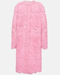 Dolce & Gabbana Midikleid aus Spitze Pink