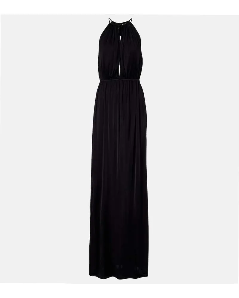 Nili Lotan Maxikleid Vesper Schwarz