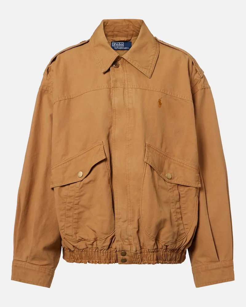 Ralph Lauren Bomberjacke aus Baumwolle Braun