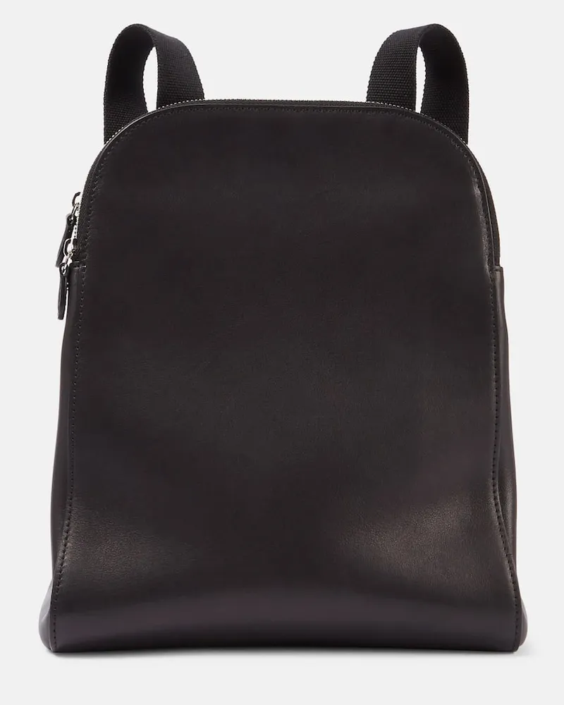 The Row Rucksack aus Leder Schwarz