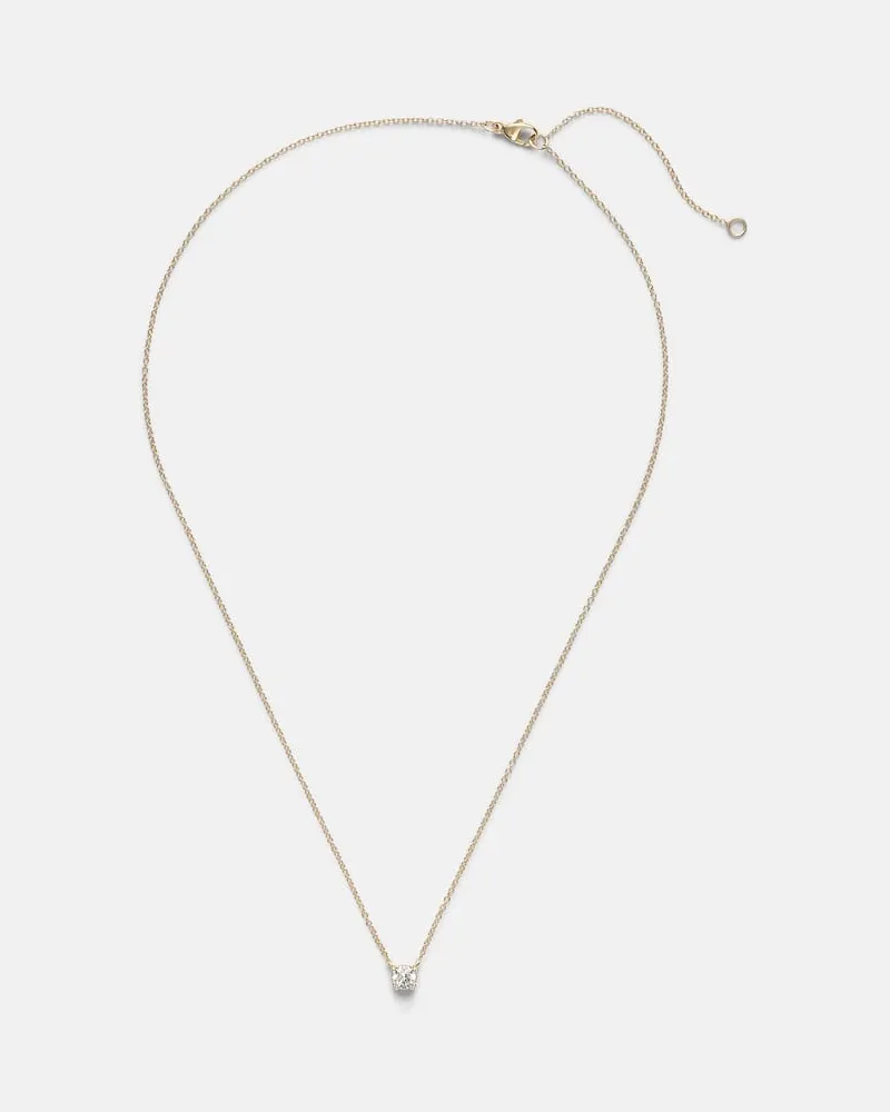 Stone & Strand Halskette Essential aus 14kt Gelbgold mit Diamanten Gold