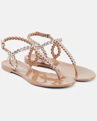 Aquazzura Verzierte Sandalen Almost Bare Pink